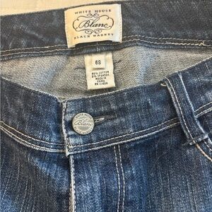 White House Black Market Dark Blue Boot Cut Jeans